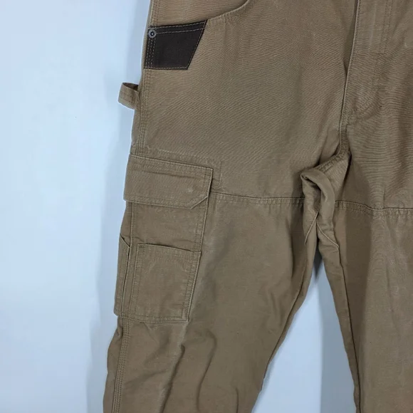 Wrangler RIGGS Workwear Ranger Cargo Pants 34x32 Bark Tan - Picture 5 of 10